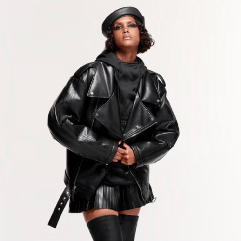IVY PARK Black Moto Jacket